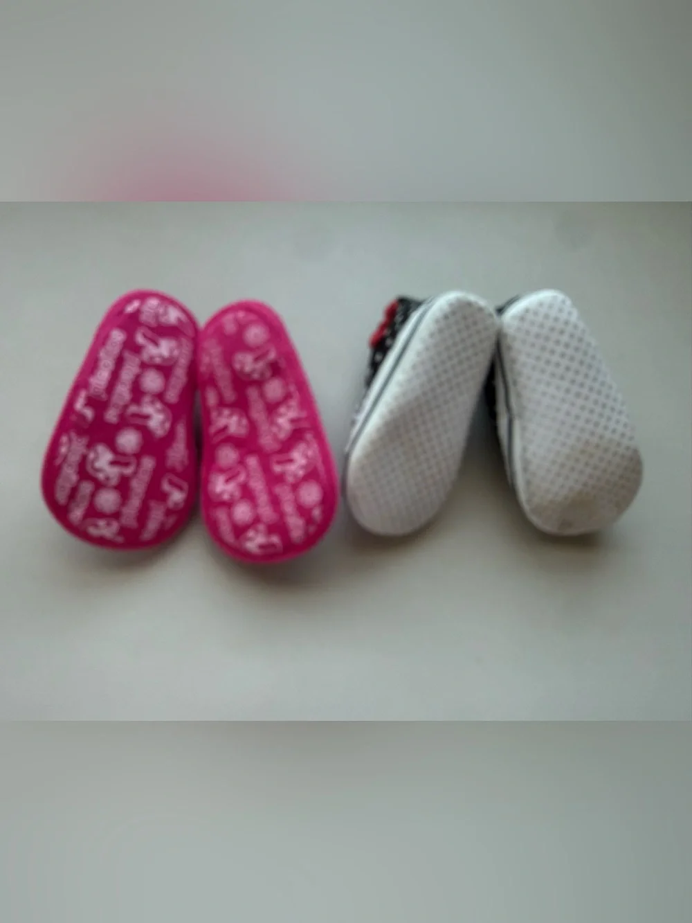 Kids Polka Dot Pink Sandals & Black Polka Dot Lace-Up Sneakers Set